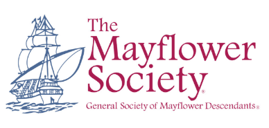 The Mayflower Society logo depicted with the Mayflower ship